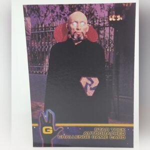 Star Trek Autograph Challenge Game Card 1998 G Galt Joseph Ruskin
